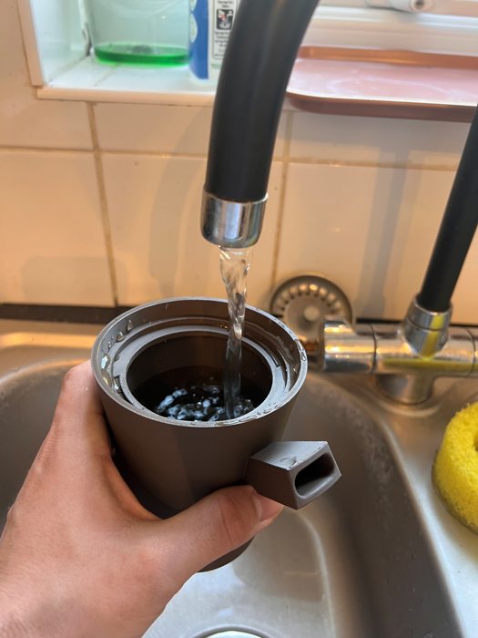 Step 1: Fill the pot with water