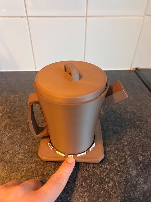 Step 8: Press the on button