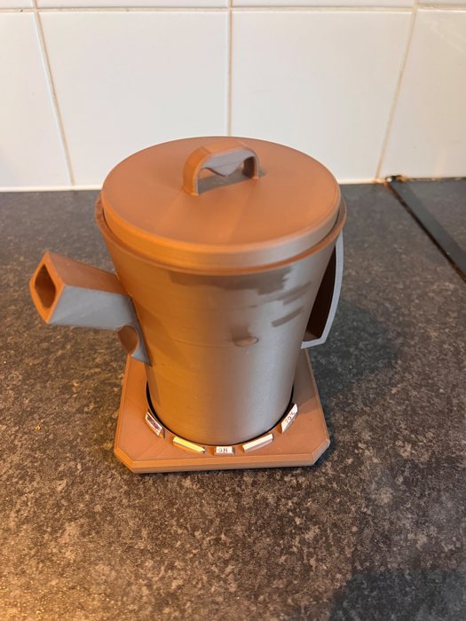 Step 10: The tea stops brewing and stays warm