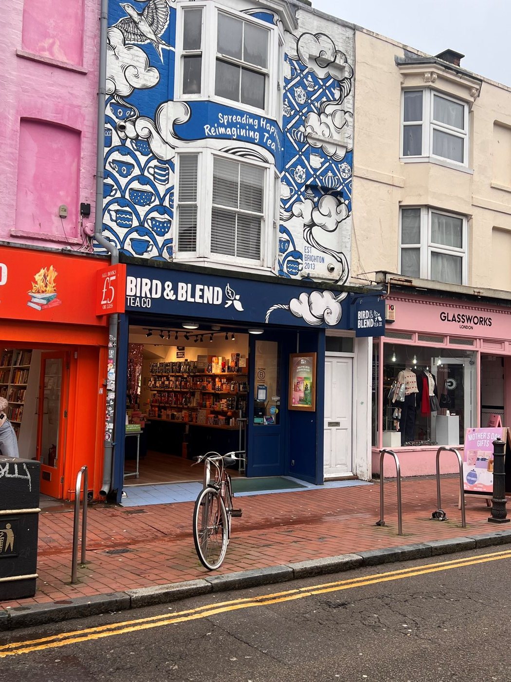Bird & Blend shop front in Brighton