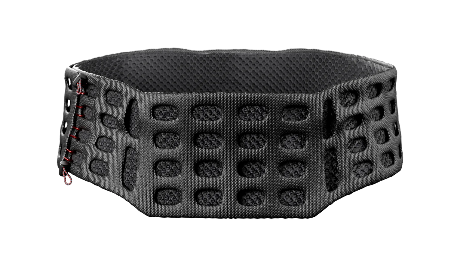 ModuRun belt from behind, showing the ventilation cut-outs and lacing
