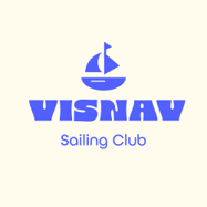 VisNav Sailing Club concept logo with a boat